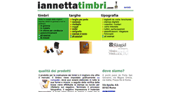 Desktop Screenshot of iannettatimbri.com
